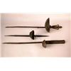 Image 1 : A GROUP OF THREE "SPIKE" OIL LIGHTS, AFRICAN