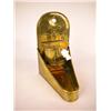 Image 1 : A THREE PIECE SHEET BRASS OIL LAMP WITH PUNCHWORK