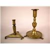Image 1 : A SET OF TWO BRASS SINGLE CANDLESTICKS, SPANISH