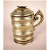 Image 1 : A ENGRAVED GILT BRASS BOUGGIE LIGHT, GERMAN