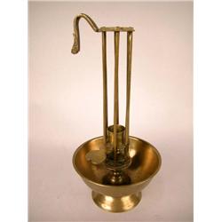 A BRASS CANDLESTICK, GERMAN