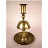 Image 1 : A BRASS ROUND BASE CANDLESTICK, PERSIAN