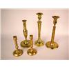 Image 1 : A GROUP OF FIVE CANDLESTICKS, CONTINENTAL