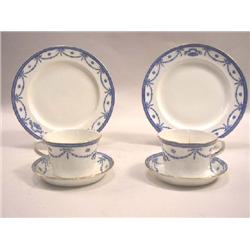 A PARTIAL DOULTON PORCELAIN DINNER SERVICE, INSCRIBED ROCK BASS FARM