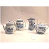 Image 1 : A GROUP OF FOUR CHINESE EXPORT TEAPOTS
