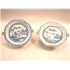 Image 1 : TWO CHINESE EXPORT PORCELAIN OCTAGONAL WARMING DISHES