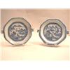 Image 1 : TWO CHINESE EXPORT PORCELAIN OCTAGONAL WARMING DISHES