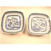 Image 1 : TWO CHINESE EXPORT PORCELAIN SQUARE SHALLOW BOWLS