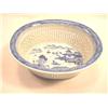 Image 1 : A CHINESE EXPORT PORCELAIN RETICULATED OVAL BASKET