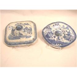 SEVEN CHINESE EXPORT PORCELAIN TUREEN AND DISH LIDS