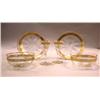 Image 1 : A GROUP OF PARCEL-GILT COLORLESS GLASS TABLEWARE