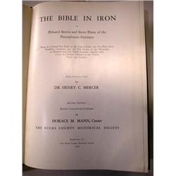 A GROUP OF TWO BOOKS ABOUT IRON
