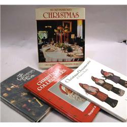 A GROUP OF NINE CHRISTMAS AND ORNIMENTAL RELATED BOOKS