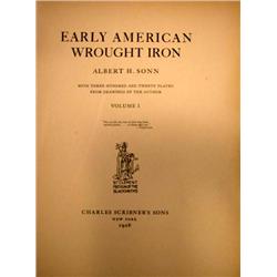 A GROUP OF THREE VOLUMES OF "EARLY AMERICAN WROUGHT IRON", 1928