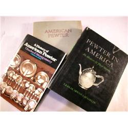 A TWO VOLUMES OF "PEWTER IN AMERICAN" BY LAUGHLIN