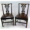 Image 1 : A SET OF SIX GEORGE III MAHOGANY DINING CHAIRS