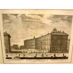 A SET OF THREE ITALIAN ARCHITECHTURAL PRINTS
