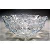 Image 1 : A FACETED CRYSTAL BOWL BY ORREFORS