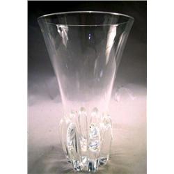 A FLARING CRYSTAL CASE BY STUEBEN