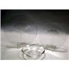 Image 1 : A SET OF TWENTY-FOUR PRISM CRYSTAL PLATES AND SHALLOW BOWLS BY LANCASTER