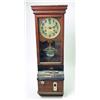 Image 1 : AN INTERNATIONAL TIME RECORDING CO, TORONTO, CANADA OAK TIME CLOCK