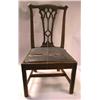 Image 1 : A CHIPPENDALE MAHOGANY SIDE CHAIR