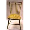 Image 1 : A YELLOW-PAINTED "ROD-BACK" WINDSOR SIDE CHAIR