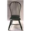 Image 1 : A BLACK-PAINTED BOWBACK WINDSOR SIDECHAIR