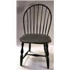 Image 1 : A SLATE-BLUE PAINTED BOWBACK WINDSOR SIDE CHAIR