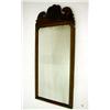 Image 1 : A QUEEN ANNE WALNUT LOOKING GLASS