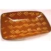 Image 1 : A COMB-DECORATED REDWARE LOAF DISH