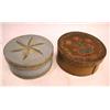 Image 1 : TWO PAINTED CIRCULAR PANTRY BOXES