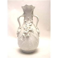 A DOUBLE HANDLED VASE