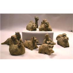 A SET OF TWELVE CHINESE ZODIAC FIGURINES