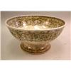 Image 1 : A BROWN TRANSFERWARE PUNCH BOWL