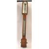 Image 1 : A FINE VICTORIAN OAK STICK BAROMETER