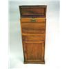 Image 1 : A NAUTICAL WALNUT LAVABEAU CABINET