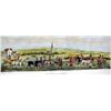 Image 1 : A "FOX HUNTING AT KETTLEBY" COLORED PRINT