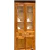 Image 1 : A GLAZED DOOR CORNER CUPBOARD