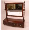 Image 1 : A FEDERAL MAHOGANY BOWFRONT SHAVING MIRROR