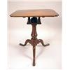 Image 1 : A FEDERAL MAHOGANY TILT-TOP BIRDCAGE CANDLESTAND