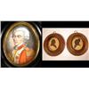 Image 1 : A GROUP OF FOUR FRAMED PRINTS OF 19TH CENTURY GENTLEMAN, TOGETHER WITH SILHOUETTES OF GEORGE AND MAR