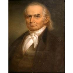 A PASTEL PORTRAIT OF A DISTINGUISHED GENTLEMAN