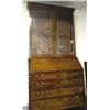 Image 1 : A GEORGE III MAHOGANY BUREAU BOOKCASE