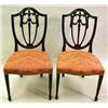 Image 1 : A SET OF TWELVE FEDERAL STYLE CARVED MAHOGANY SHIELD BACK CHAIRS