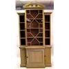 Image 1 : A PAIR OF GEORGIAN STYLE PINE PITCH-PEDIMENT BOOKCASES
