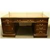 Image 1 : A GEORGE III STYLE MAHOAGNY ARCHITECTURAL PARTNER'S DESK
