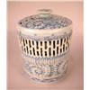 Image 1 : A CHINESE RETICULATED VESSEL ON STAND