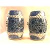 Image 1 : A PAIR OF CHINESE BLUE AND WHITE GARDEN SEATS