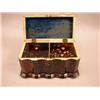 Image 1 : A TORTOISESHELL RECTANGULAR TEA CADDY
